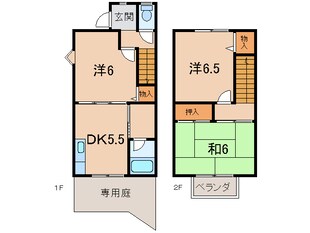 メゾンドゥボヌールの物件間取画像